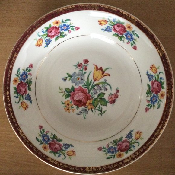 Vintage Tudor Rose Swinnertons Staffordshire Made in England lot of bowls plate - Picture 2 of 12
